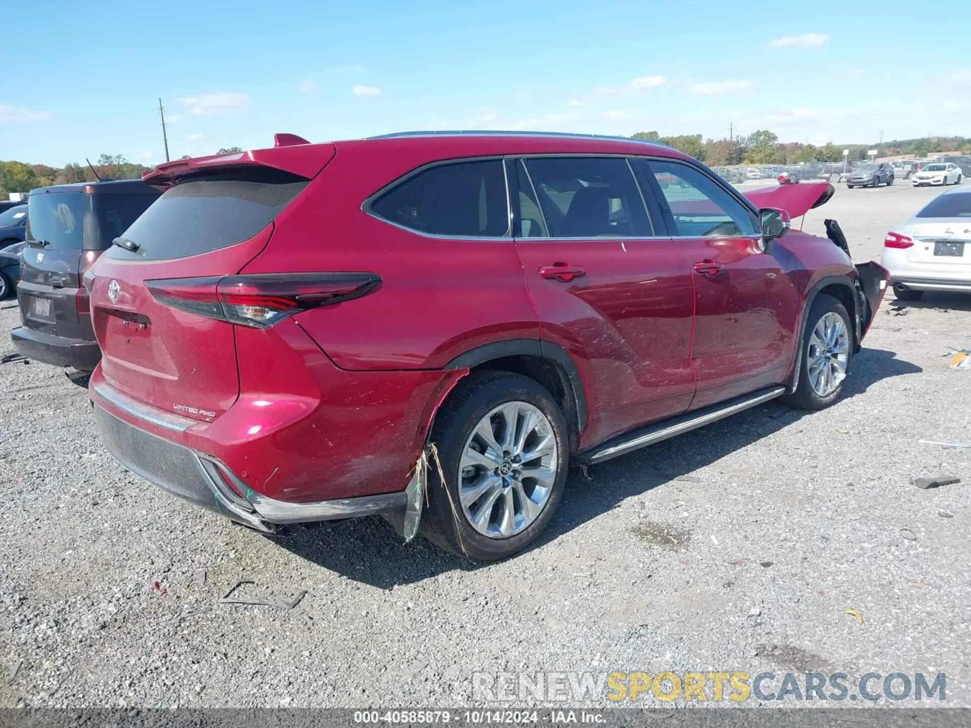 4 Фотография поврежденного автомобиля 5TDKDRBH5RS562037 TOYOTA HIGHLANDER 2024