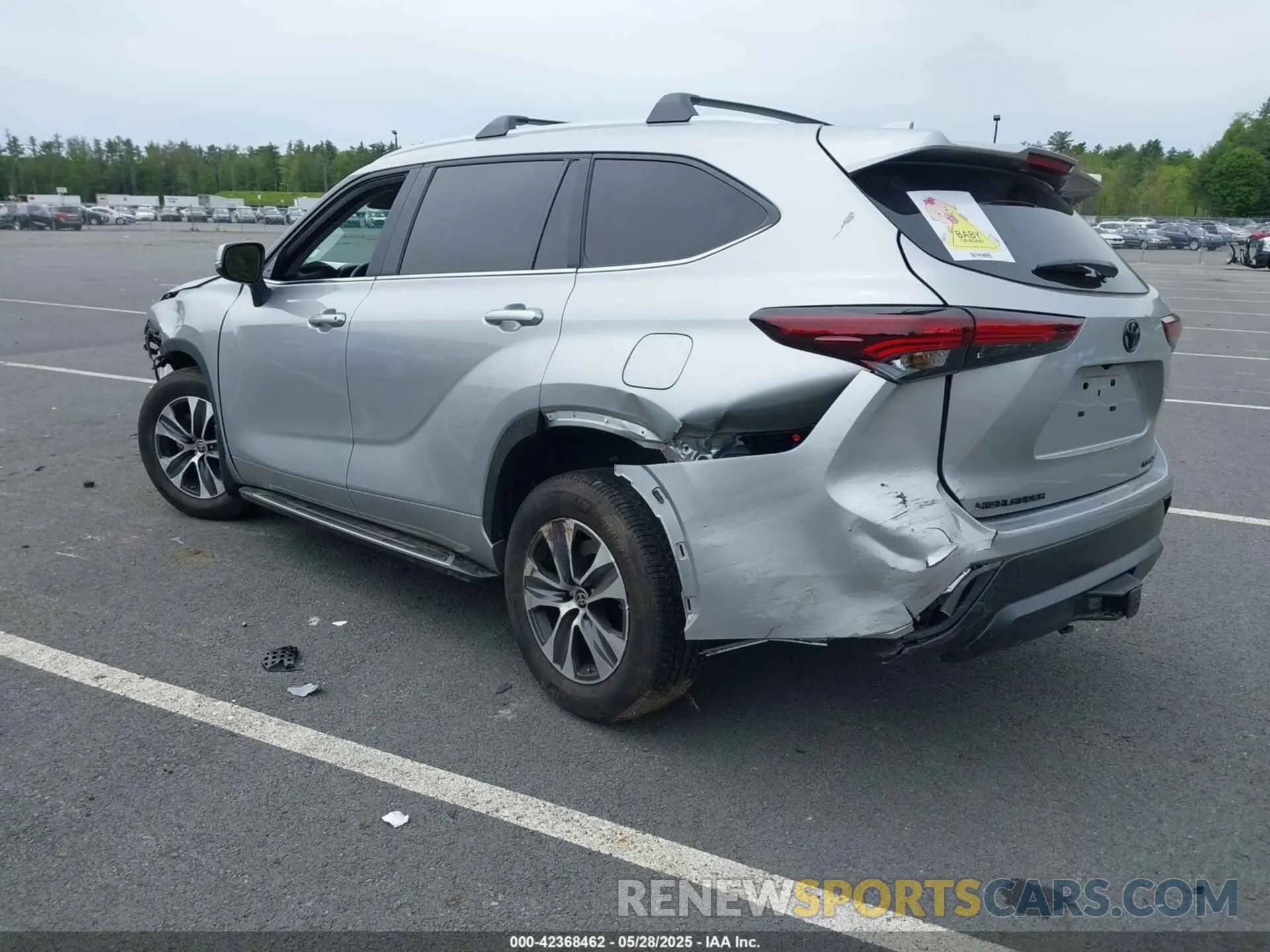 3 Фотография поврежденного автомобиля 5TDKDRBH6RS532755 TOYOTA HIGHLANDER 2024
