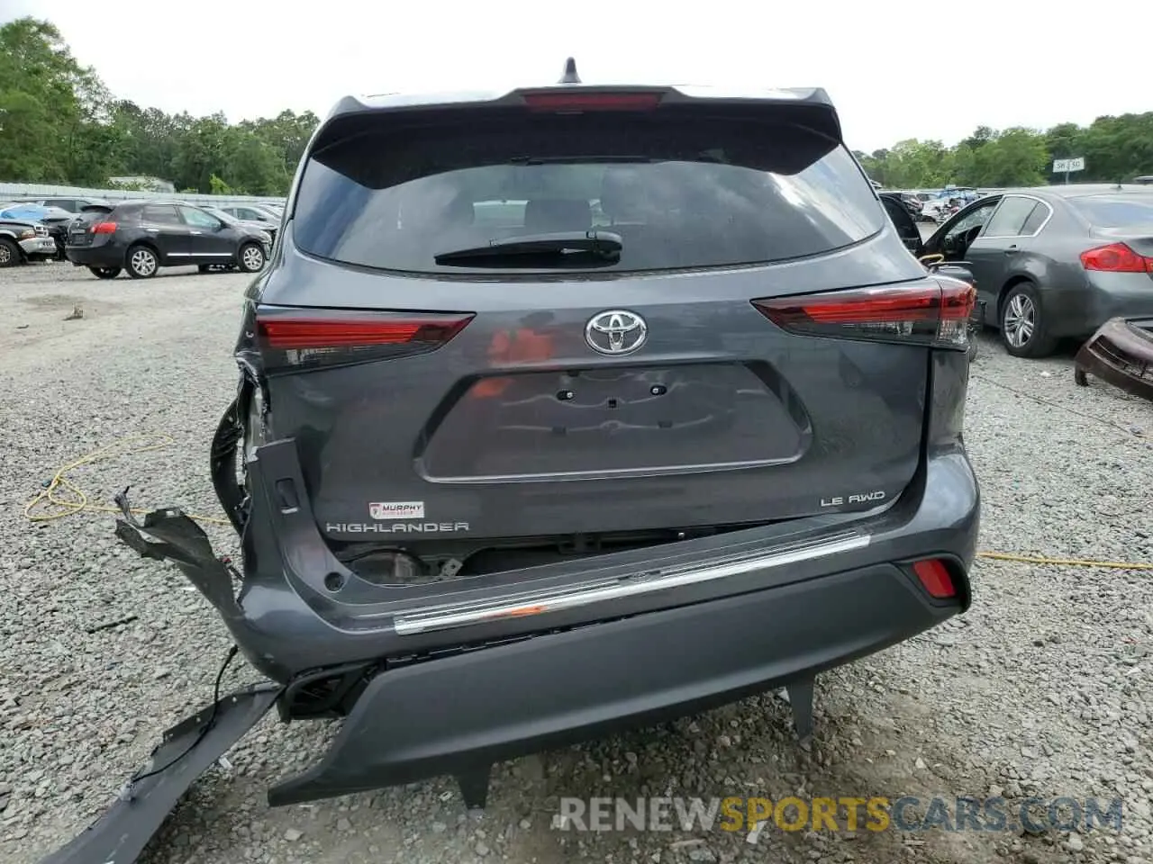 6 Photograph of a damaged car 5TDKDRBH6RS552231 TOYOTA HIGHLANDER 2024