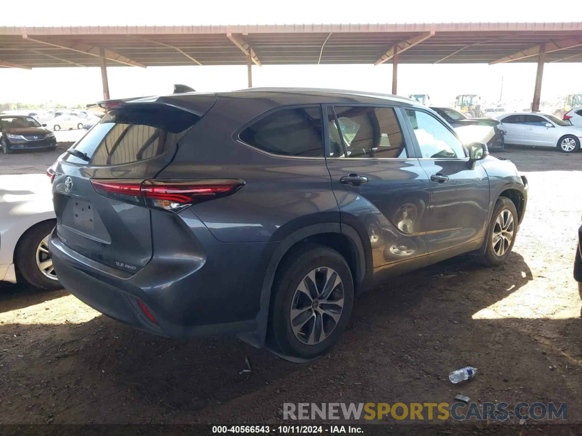 4 Фотография поврежденного автомобиля 5TDKDRBH6RS557428 TOYOTA HIGHLANDER 2024