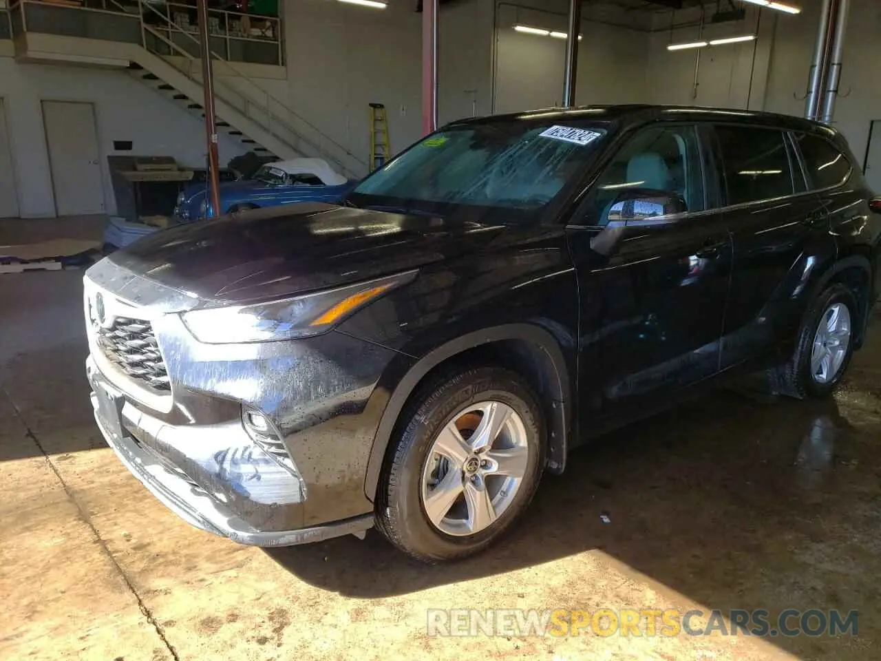 1 Photograph of a damaged car 5TDKDRBH6RS564525 TOYOTA HIGHLANDER 2024