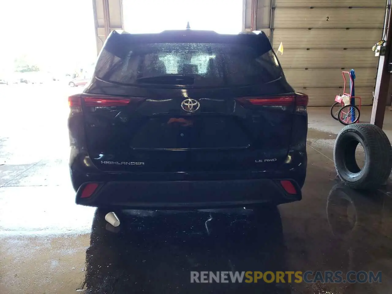 6 Photograph of a damaged car 5TDKDRBH6RS564525 TOYOTA HIGHLANDER 2024