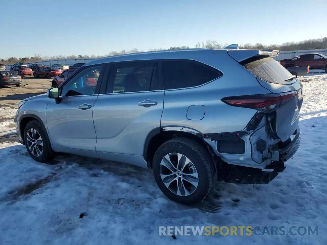 2 Photograph of a damaged car 5TDKDRBH8RS547497 TOYOTA HIGHLANDER 2024