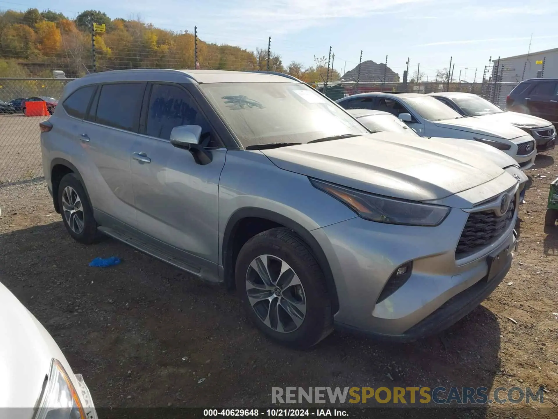 1 Photograph of a damaged car 5TDKDRBHXRS529292 TOYOTA HIGHLANDER 2024