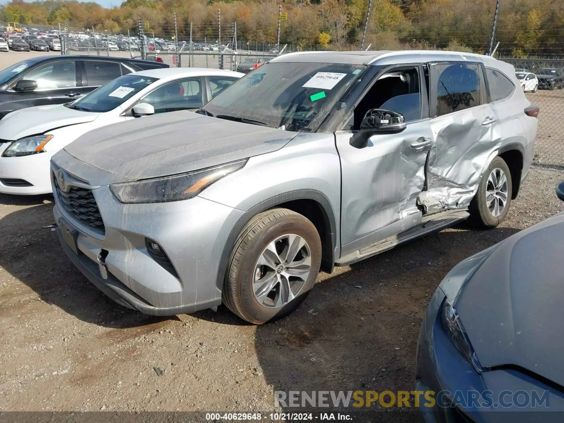 2 Photograph of a damaged car 5TDKDRBHXRS529292 TOYOTA HIGHLANDER 2024
