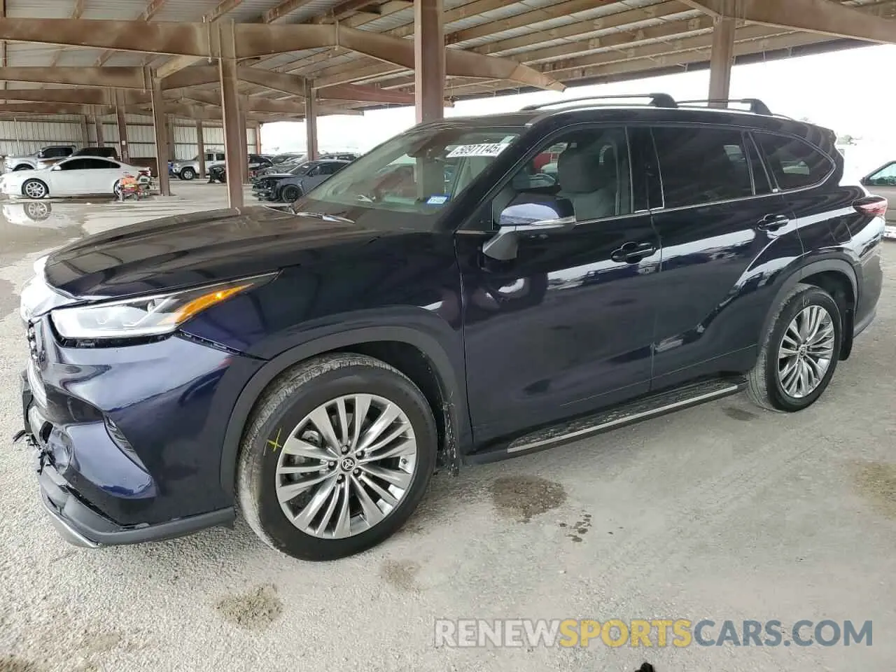 1 Photograph of a damaged car 5TDKDRBH4SS575755 TOYOTA HIGHLANDER 2025