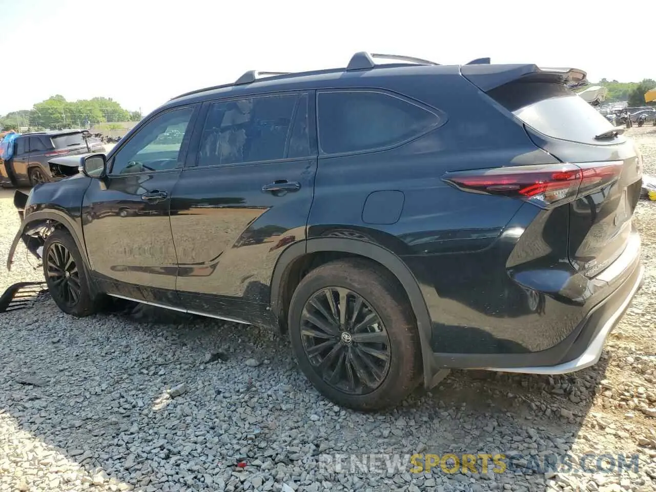 2 Photograph of a damaged car 5TDKDRBH9SS580918 TOYOTA HIGHLANDER 2025