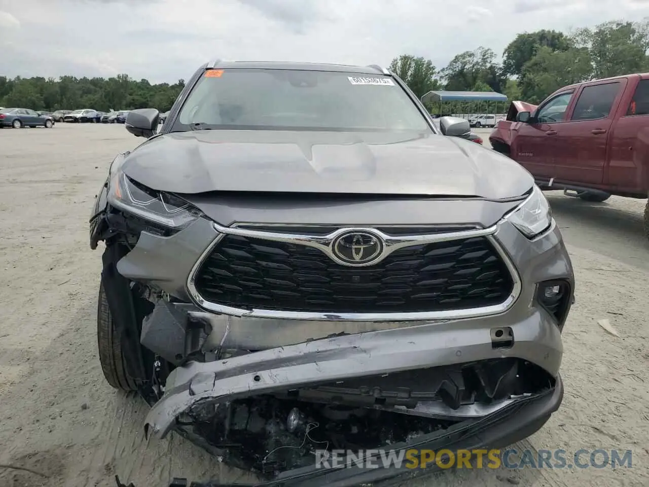 5 Photograph of a damaged car 5TDXBRCH0SS668024 TOYOTA HIGHLANDER 2025