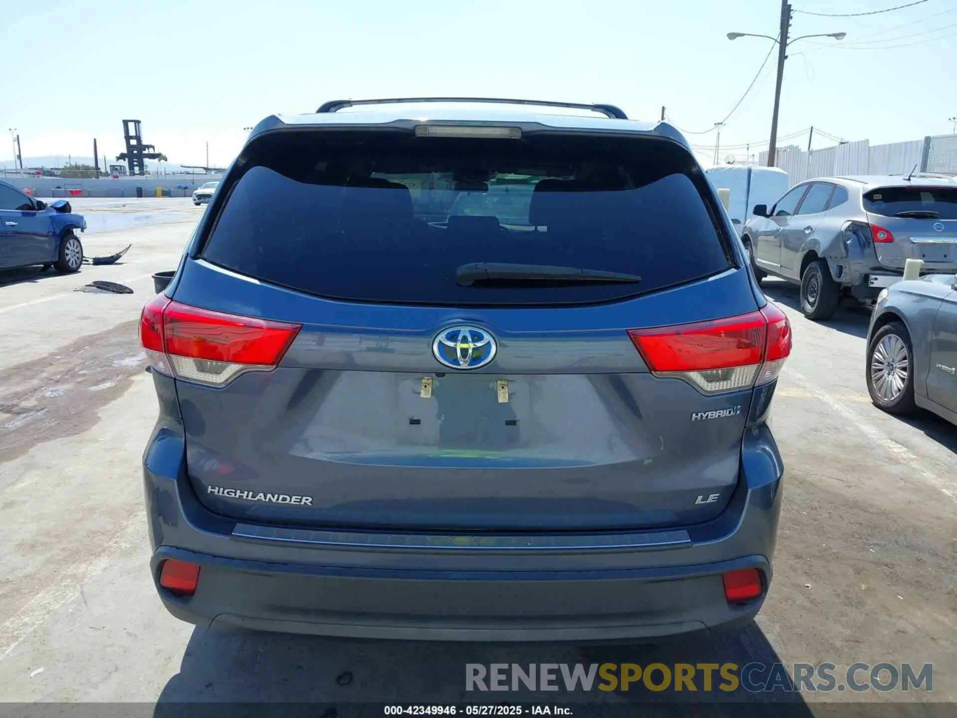 16 Фотография поврежденного автомобиля 5TDBGRFHXKS074774 TOYOTA HIGHLANDER HYBRID 2019
