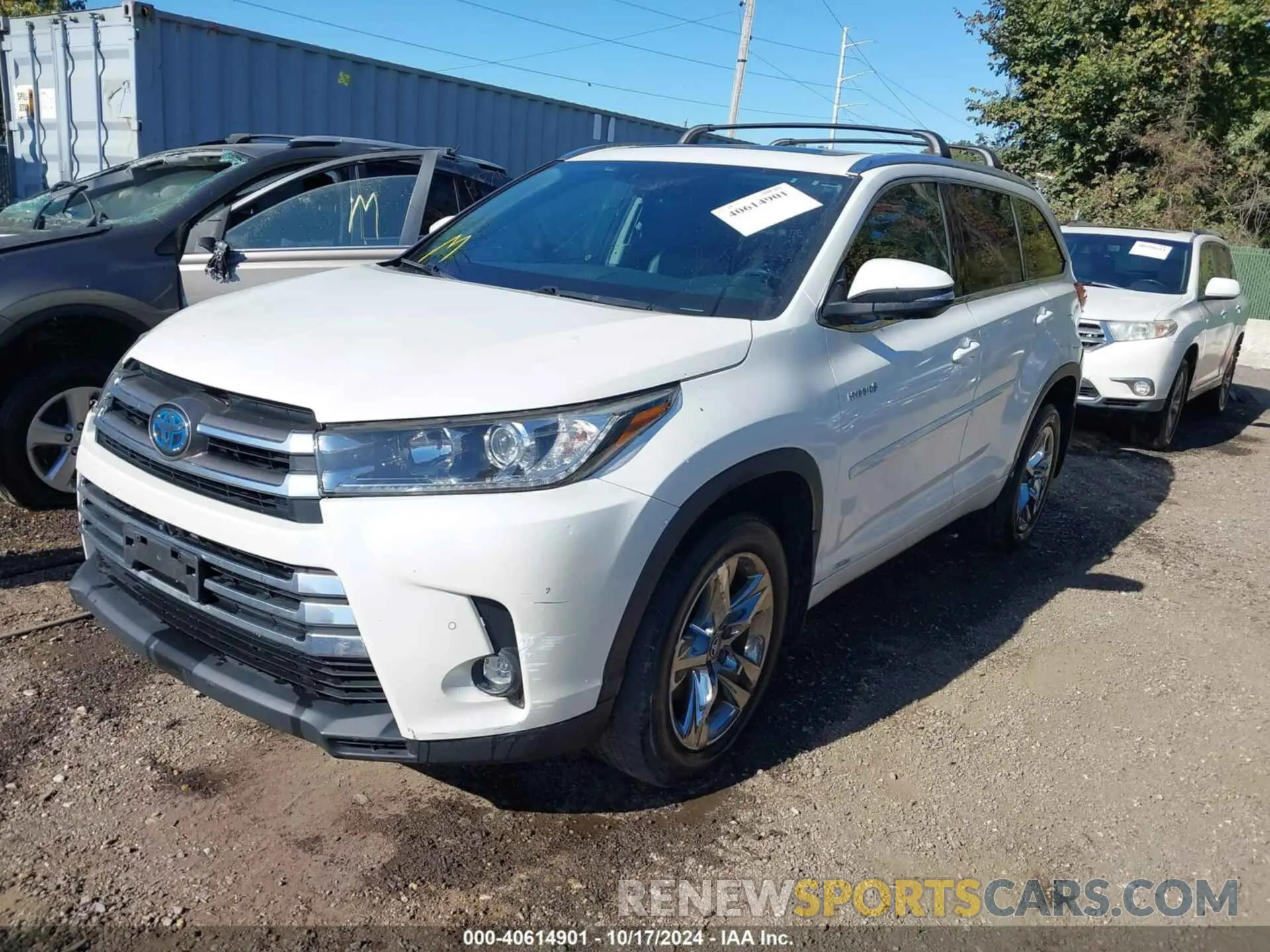 2 Photograph of a damaged car 5TDDGRFH3KS052320 TOYOTA HIGHLANDER HYBRID 2019
