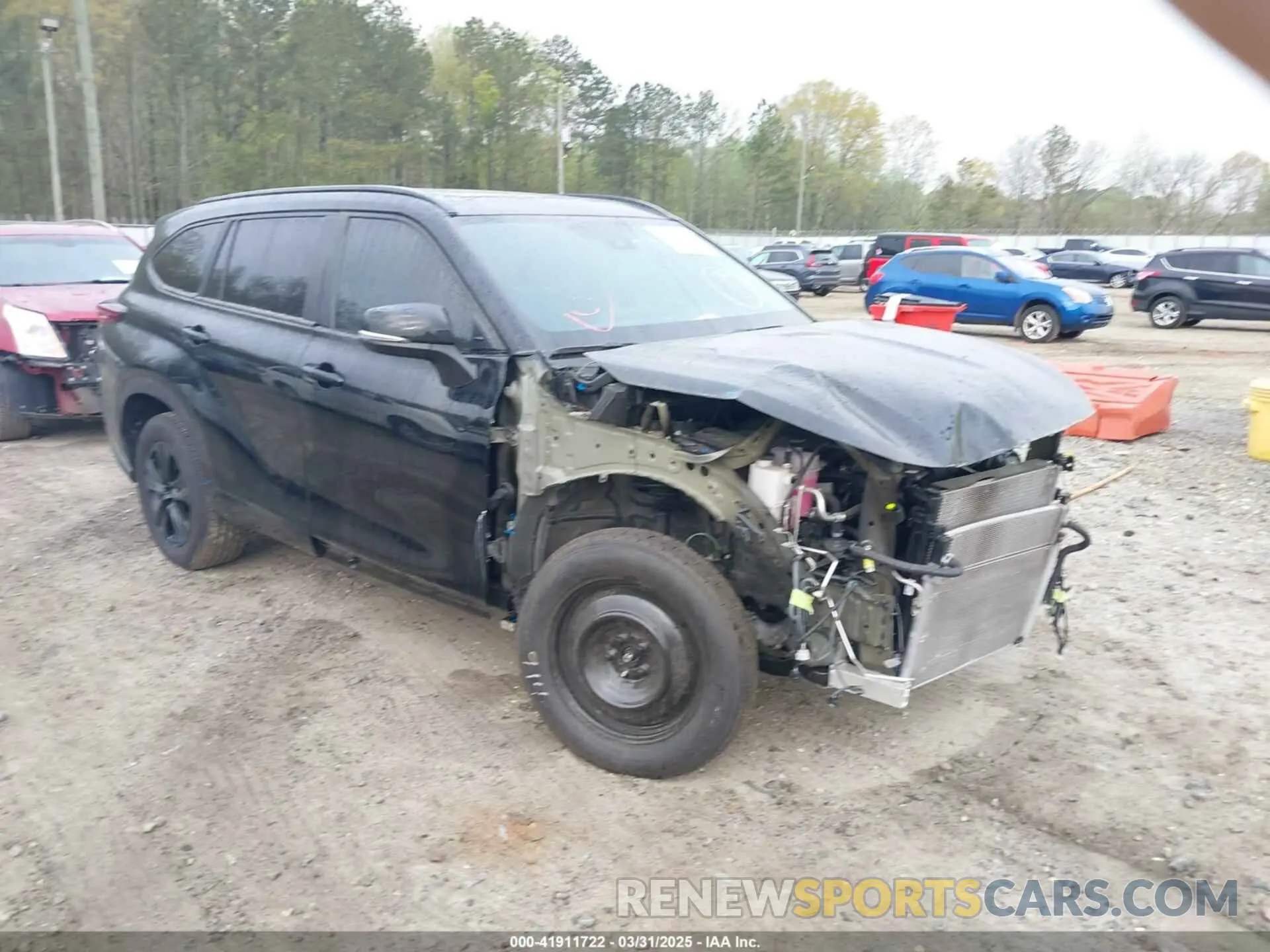 1 Photograph of a damaged car 5TDKARAH0RS534673 TOYOTA HIGHLANDER HYBRID 2024