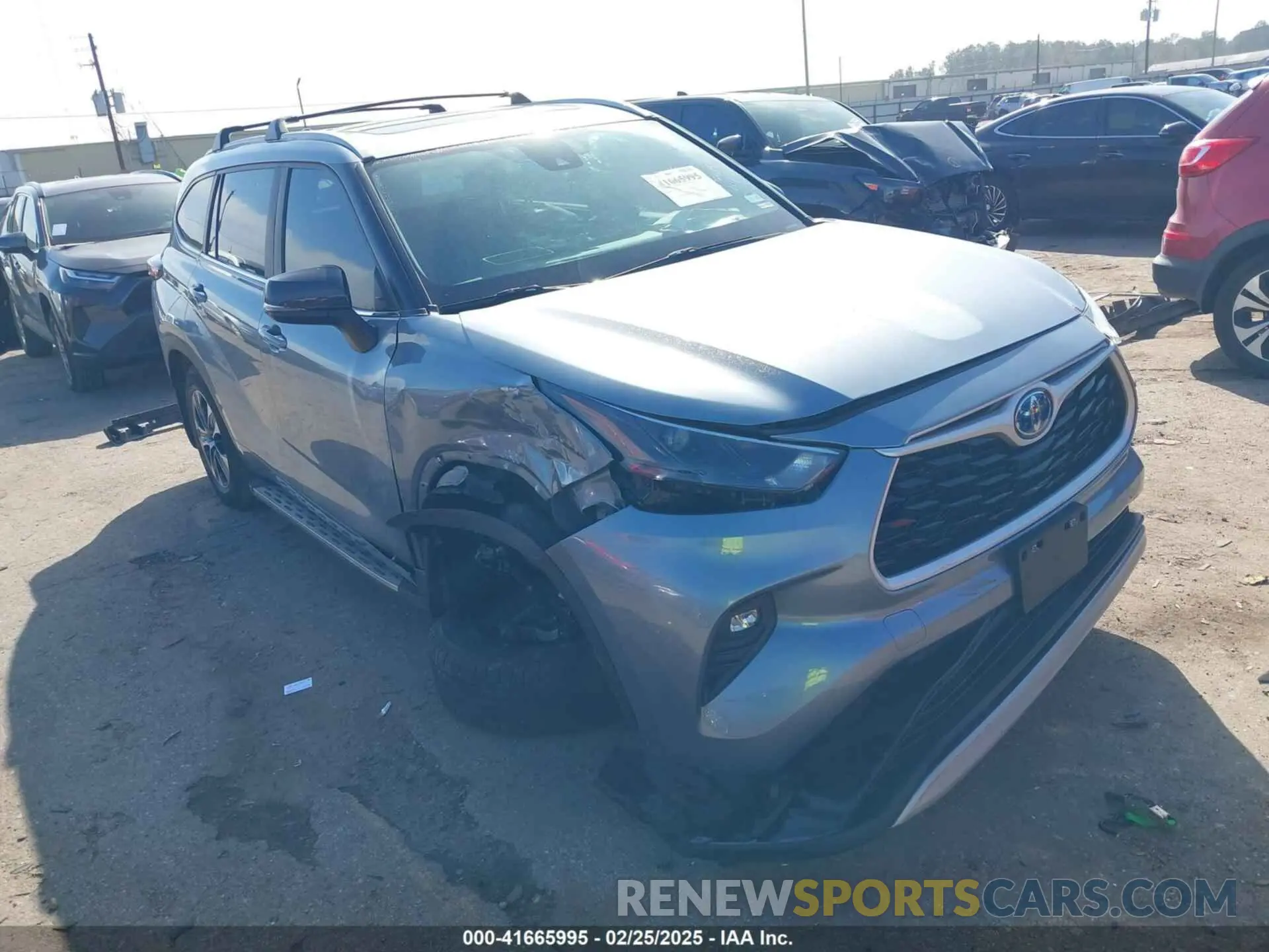 1 Photograph of a damaged car 5TDKARAH8RS024068 TOYOTA HIGHLANDER HYBRID 2024