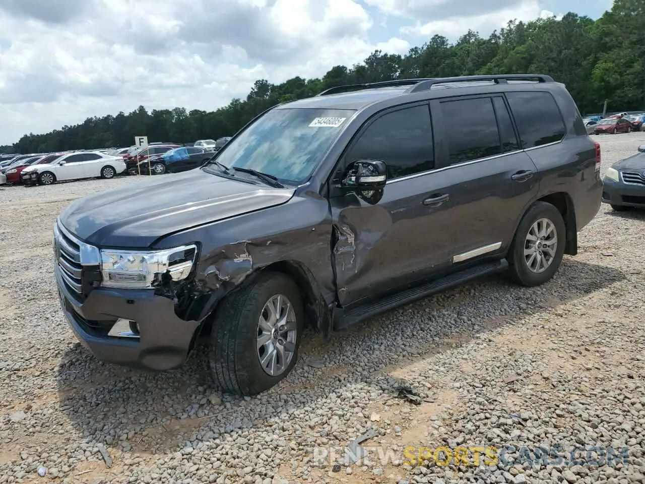 1 Photograph of a damaged car JTMCY7AJXM4101096 TOYOTA LAND CRUIS 2021