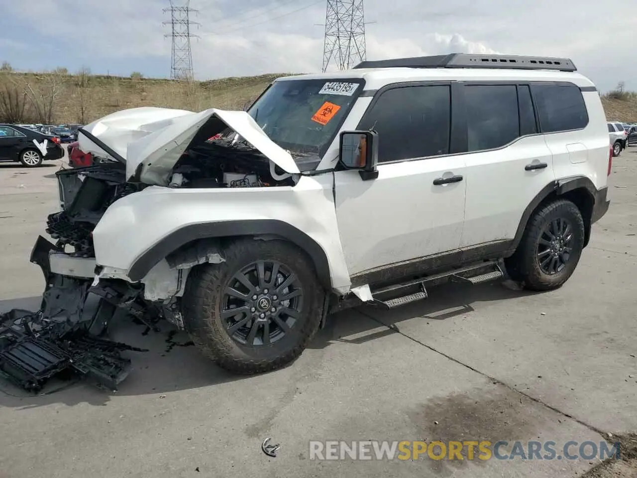 1 Photograph of a damaged car JTEABFAJ8SK019200 TOYOTA LAND CRUIS 2025