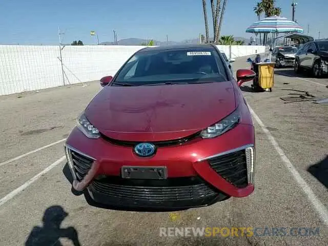 11 Фотография поврежденного автомобиля JTDBVRBD0KA006313 TOYOTA MIRAI 2019