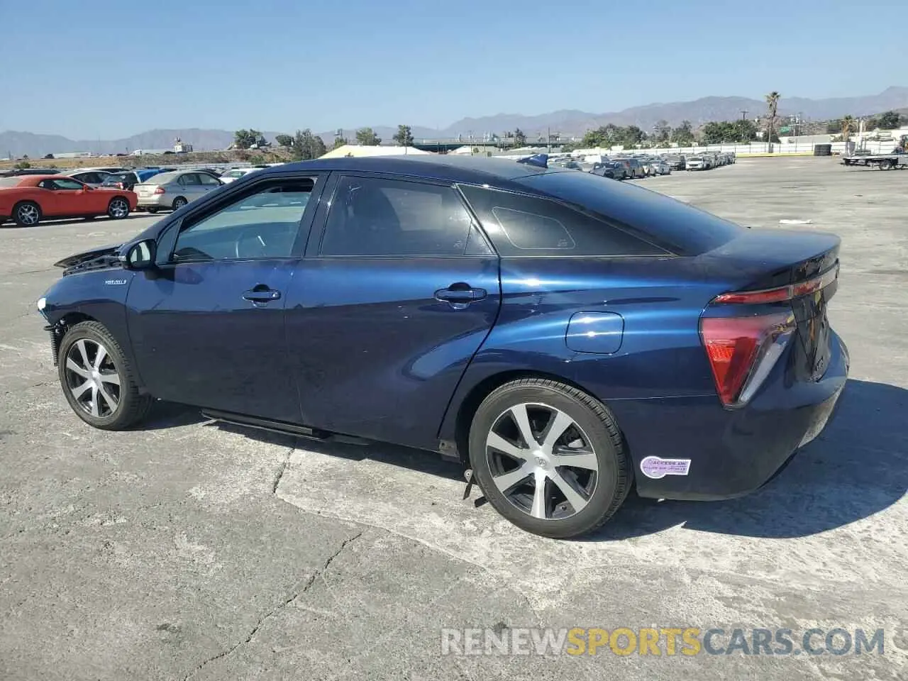 2 Фотография поврежденного автомобиля JTDBVRBD0KA006568 TOYOTA MIRAI 2019