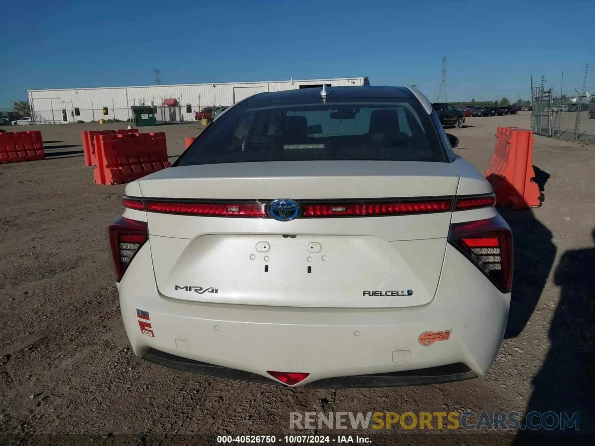 16 Photograph of a damaged car JTDBVRBD4KA007268 TOYOTA MIRAI 2019