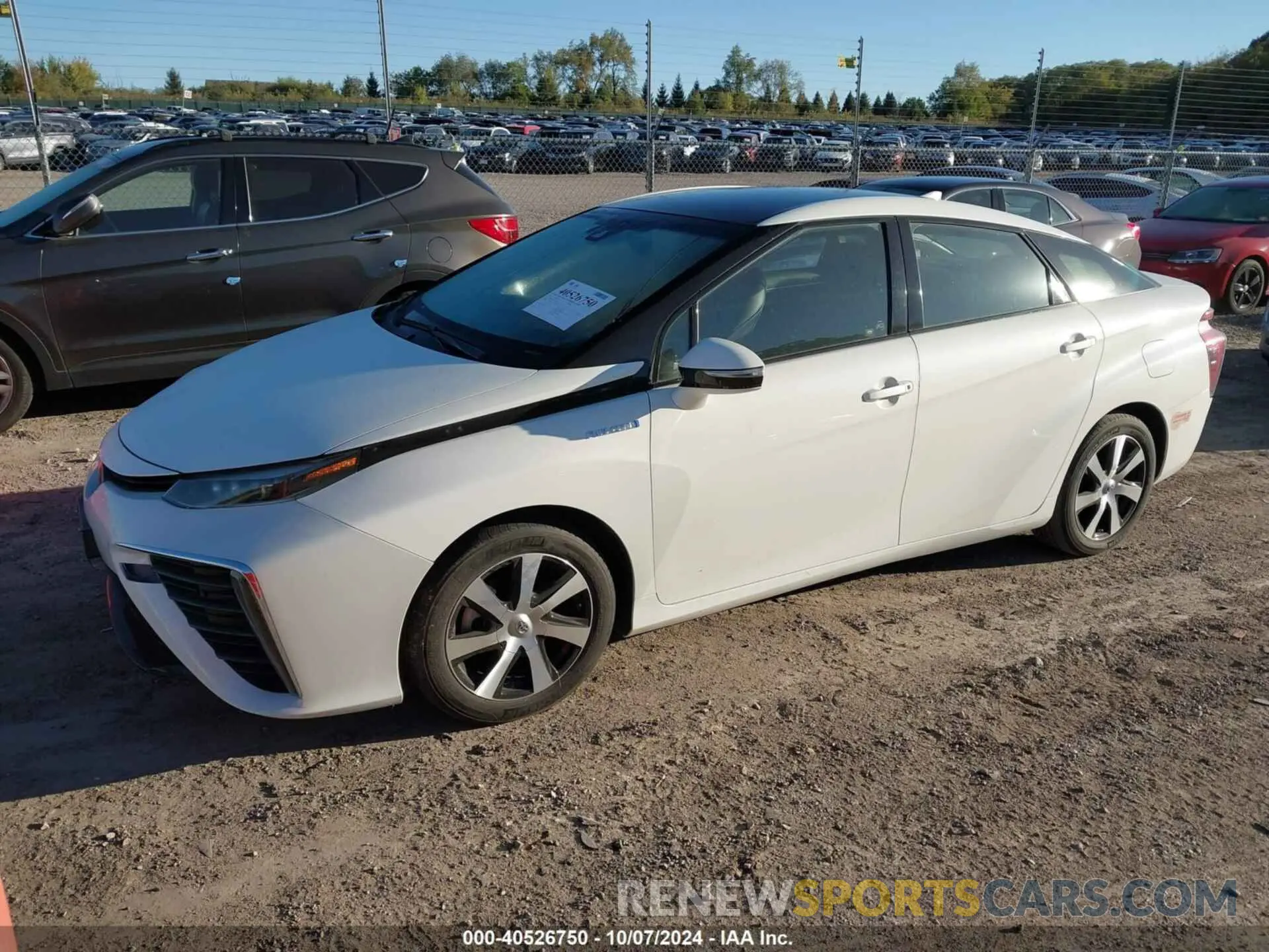 2 Photograph of a damaged car JTDBVRBD4KA007268 TOYOTA MIRAI 2019