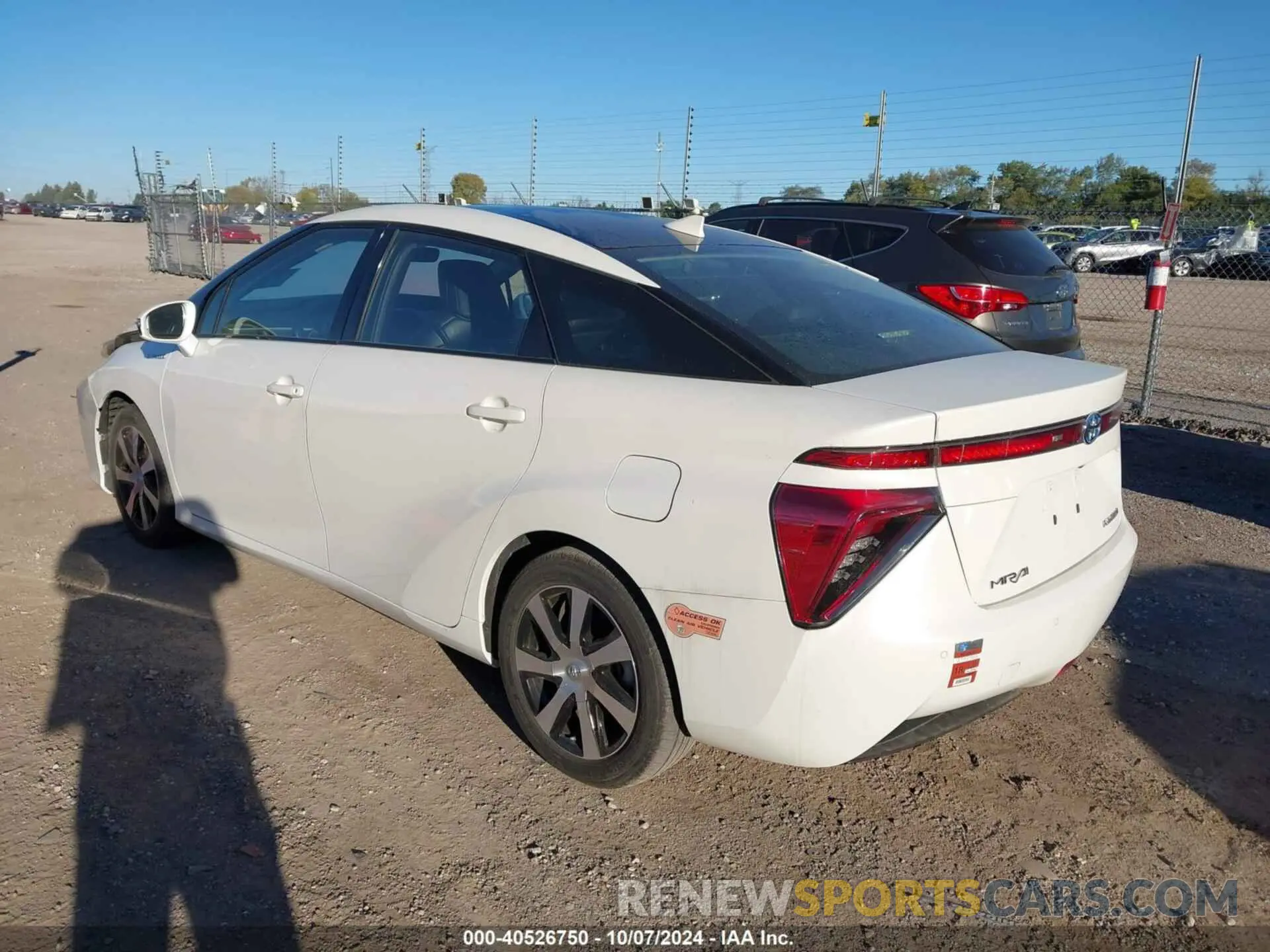 3 Photograph of a damaged car JTDBVRBD4KA007268 TOYOTA MIRAI 2019