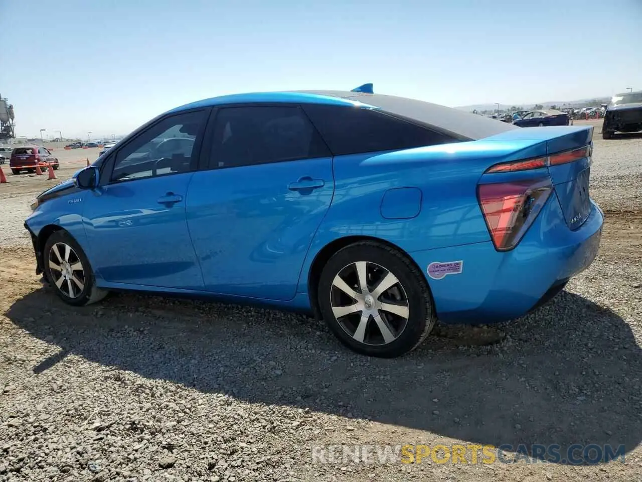 2 Фотография поврежденного автомобиля JTDBVRBD5KA005917 TOYOTA MIRAI 2019