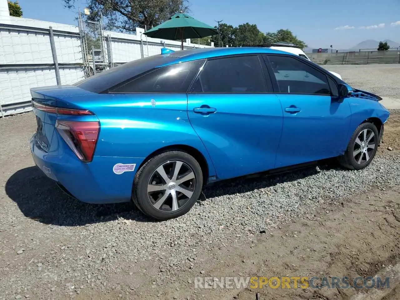 3 Фотография поврежденного автомобиля JTDBVRBD5KA005917 TOYOTA MIRAI 2019