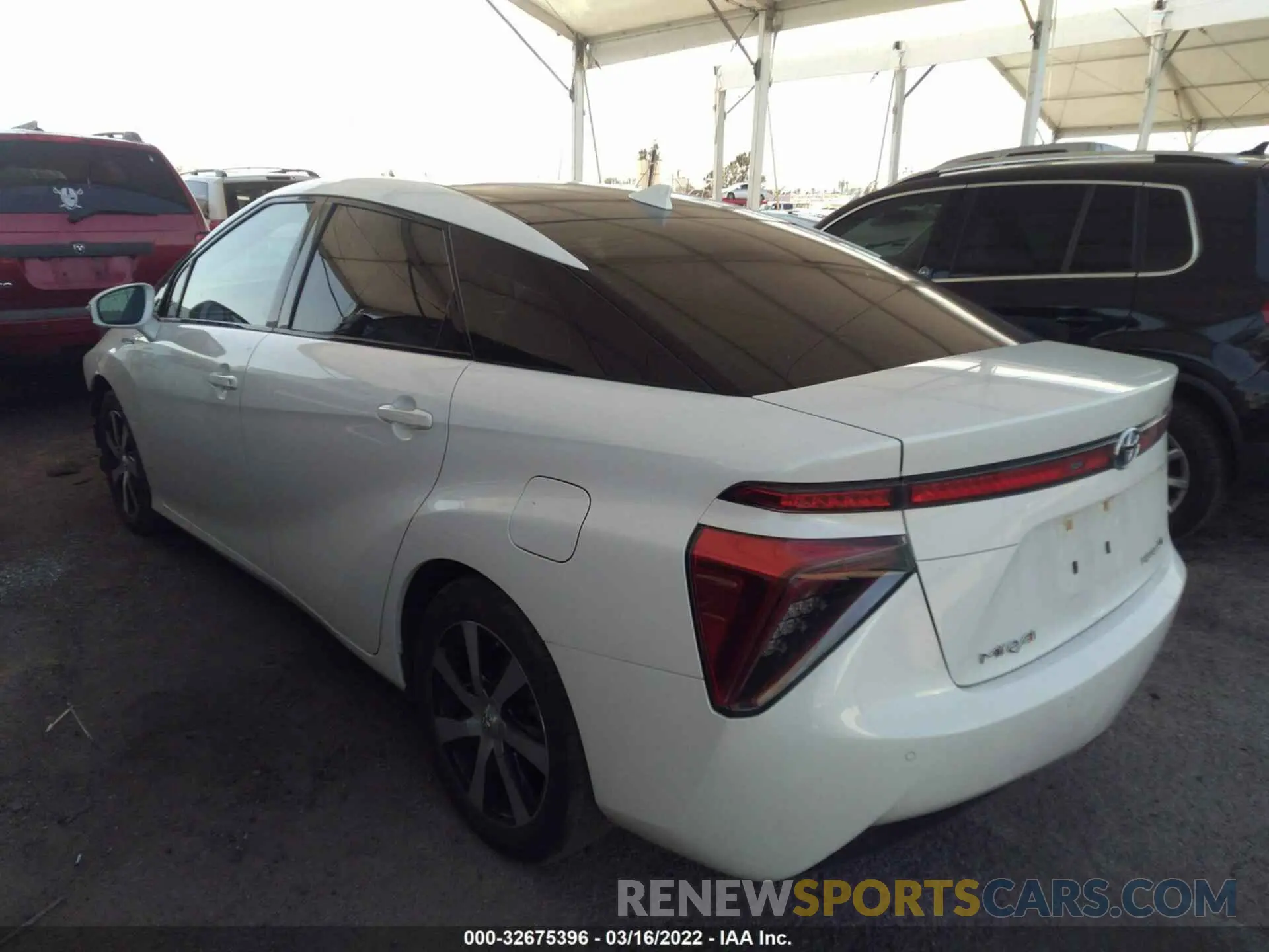 3 Photograph of a damaged car JTDBVRBD5KA006355 TOYOTA MIRAI 2019