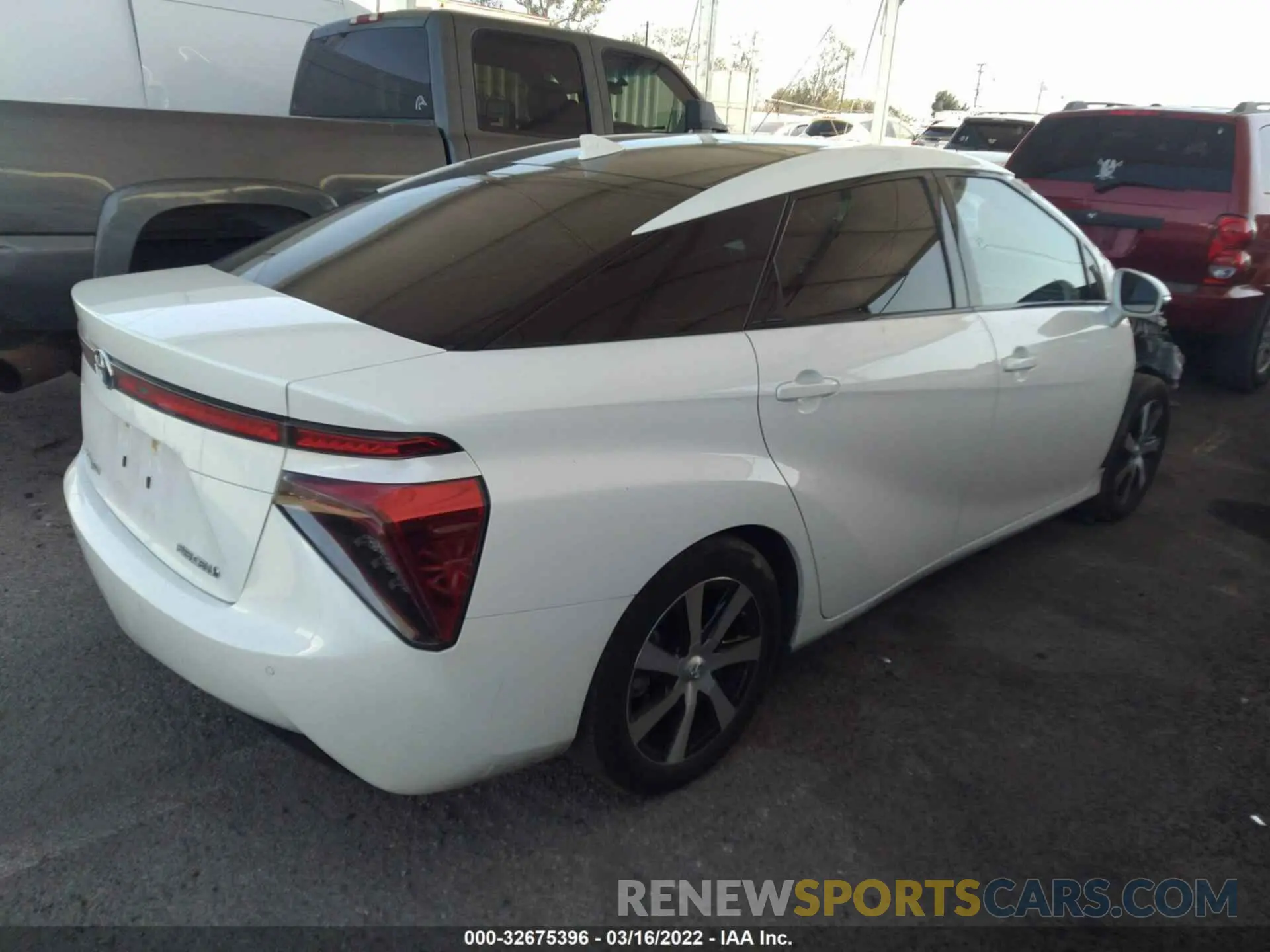 4 Photograph of a damaged car JTDBVRBD5KA006355 TOYOTA MIRAI 2019