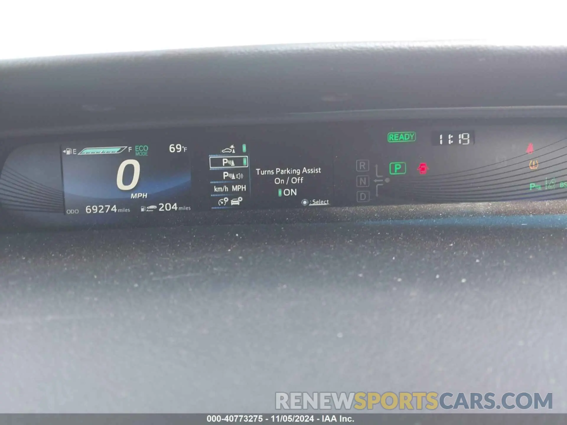 14 Photograph of a damaged car JTDBVRBD5KA006551 TOYOTA MIRAI 2019