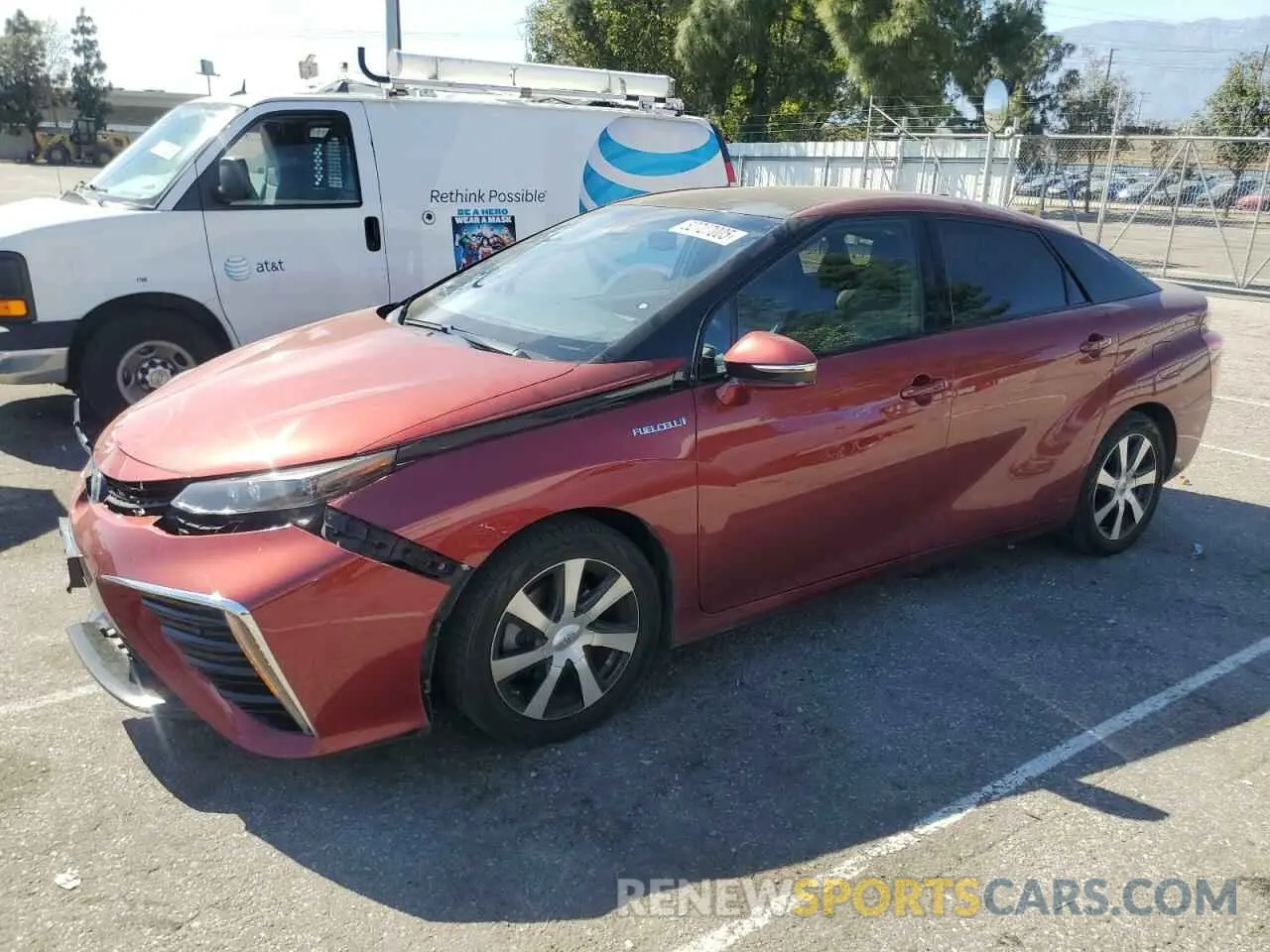 1 Фотография поврежденного автомобиля JTDBVRBD8KA006253 TOYOTA MIRAI 2019