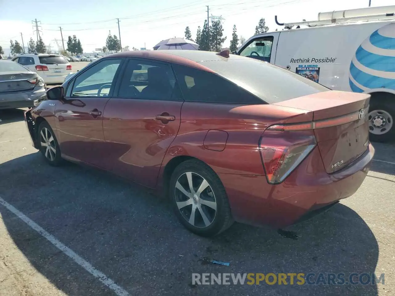 2 Фотография поврежденного автомобиля JTDBVRBD8KA006253 TOYOTA MIRAI 2019