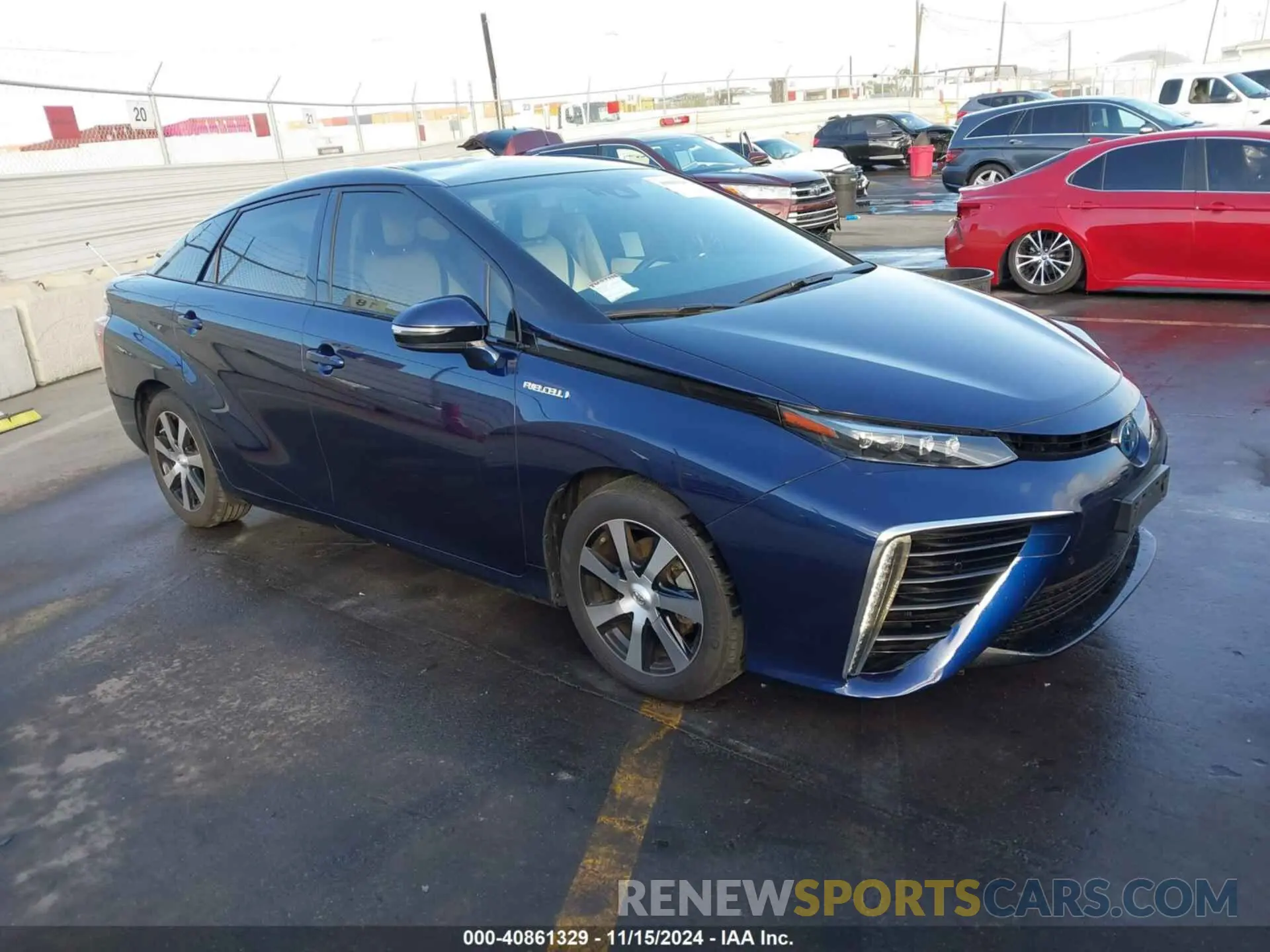 1 Photograph of a damaged car JTDBVRBD9KA006603 TOYOTA MIRAI 2019