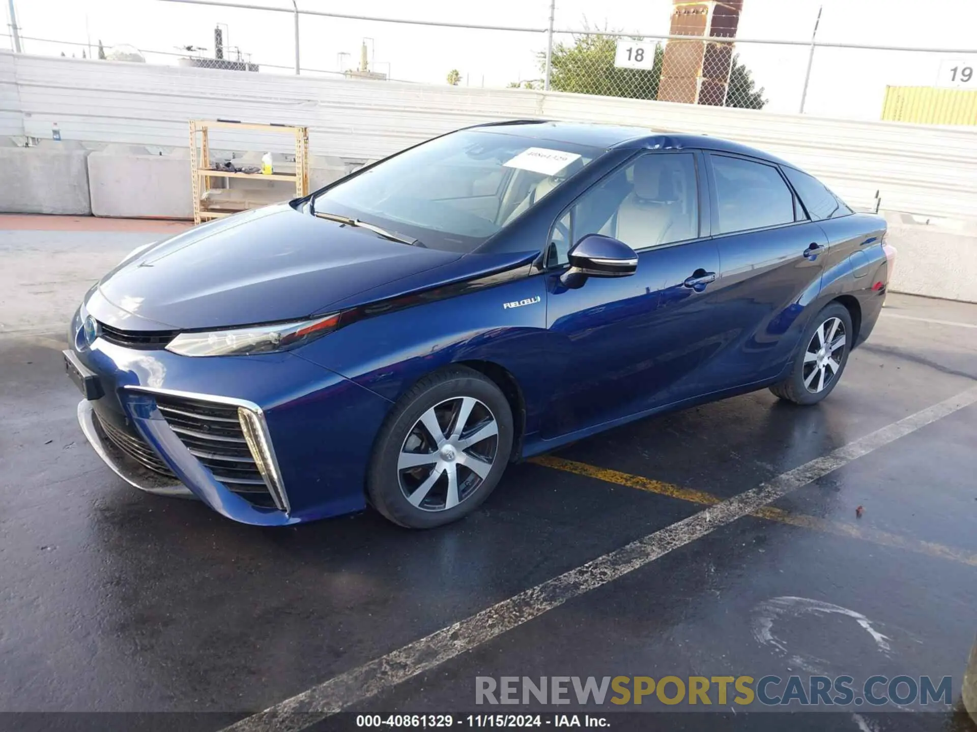 2 Photograph of a damaged car JTDBVRBD9KA006603 TOYOTA MIRAI 2019