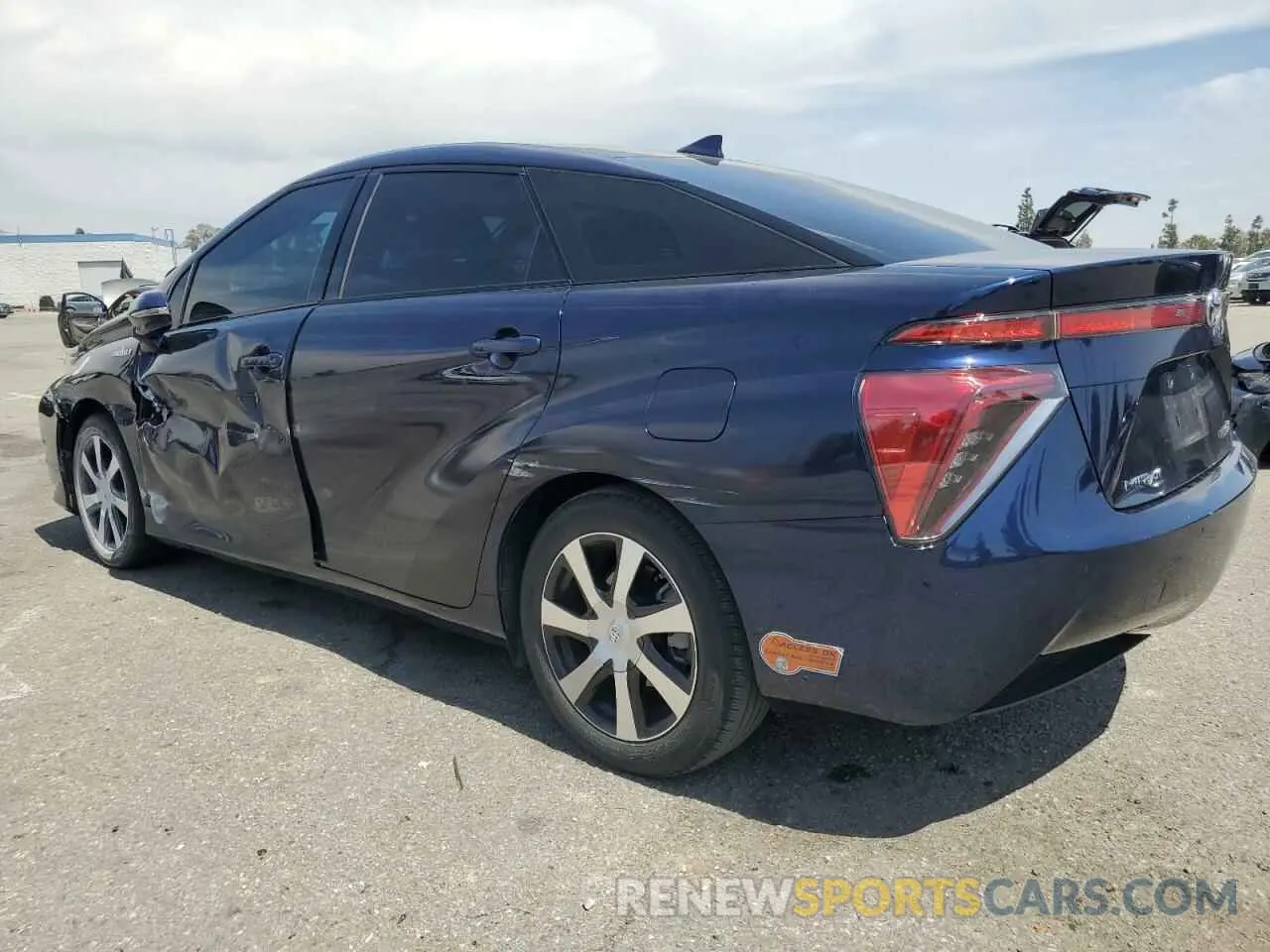 2 Photograph of a damaged car JTDBVRBD7LA008027 TOYOTA MIRAI 2020