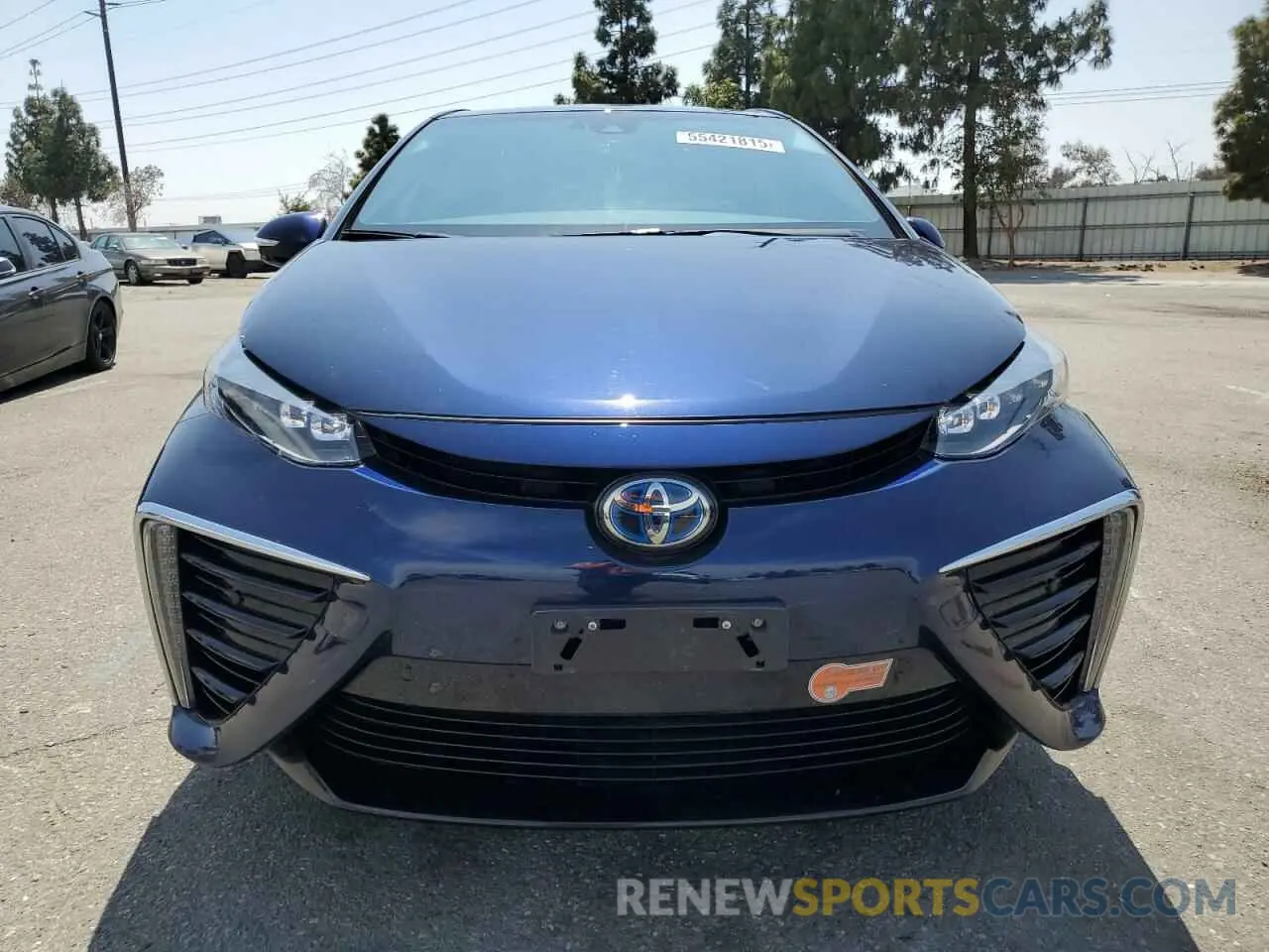 5 Photograph of a damaged car JTDBVRBD7LA008027 TOYOTA MIRAI 2020