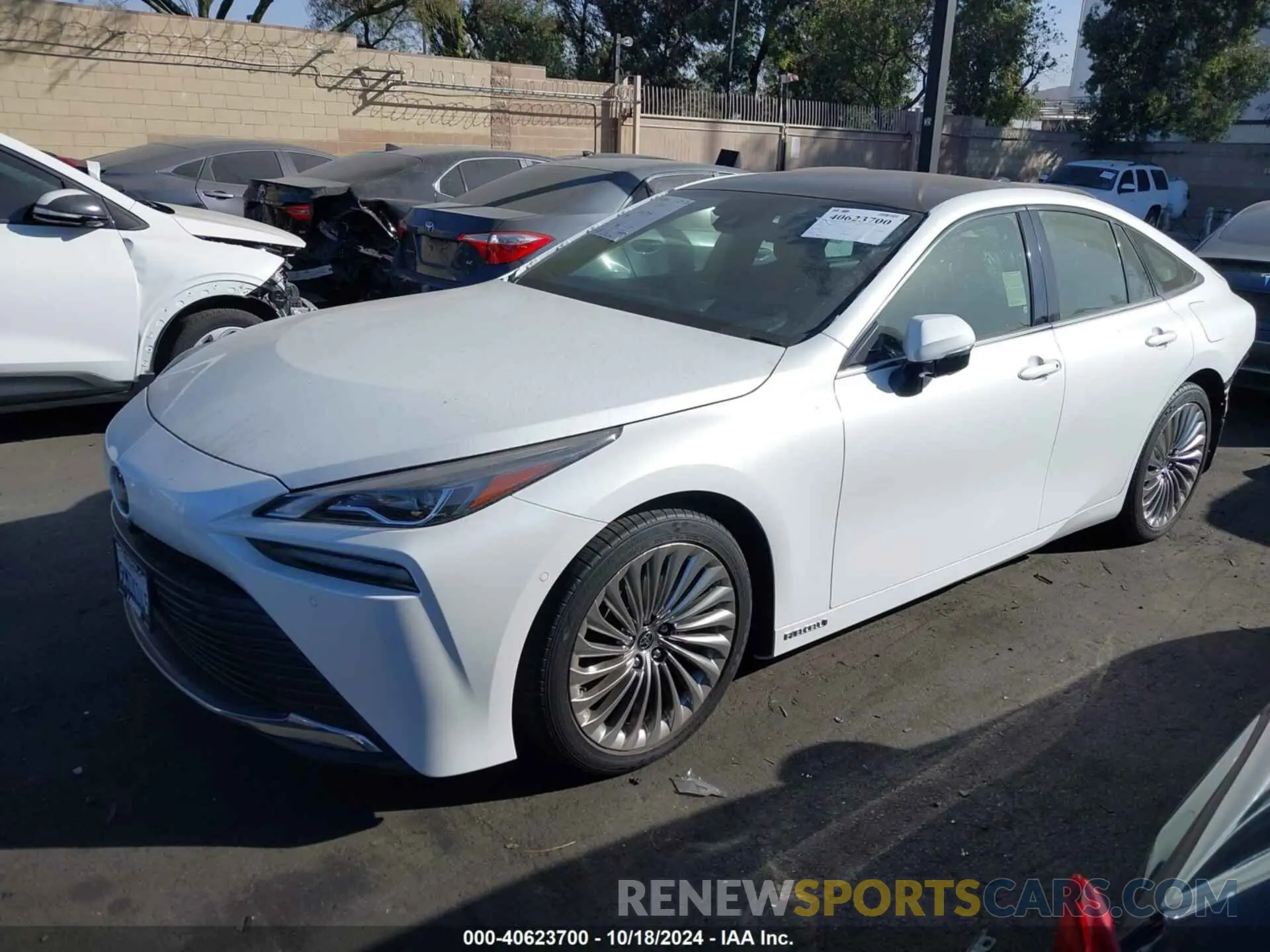 2 Фотография поврежденного автомобиля JTDAAAAA2MA000595 TOYOTA MIRAI 2021