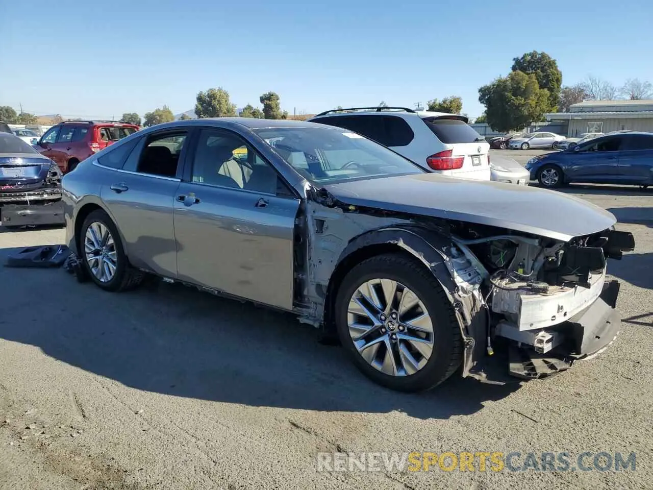 4 Photograph of a damaged car JTDAAAAA2MA001908 TOYOTA MIRAI 2021