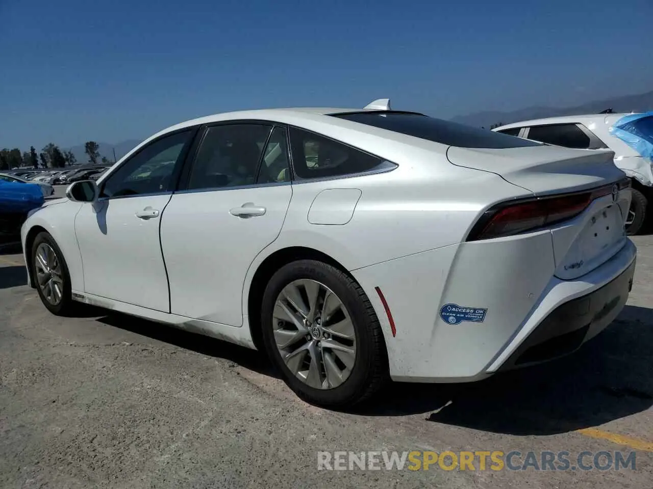 2 Photograph of a damaged car JTDAAAAA3MA002422 TOYOTA MIRAI 2021