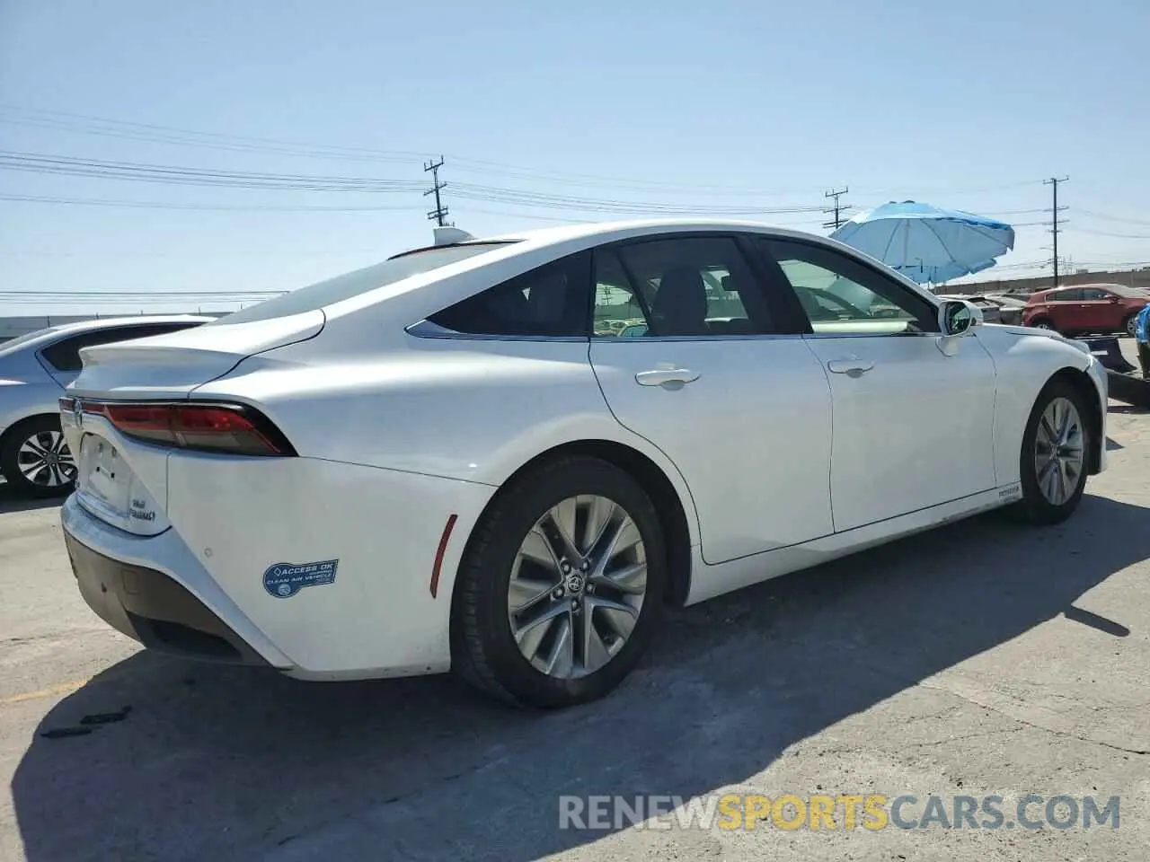 3 Photograph of a damaged car JTDAAAAA3MA002422 TOYOTA MIRAI 2021