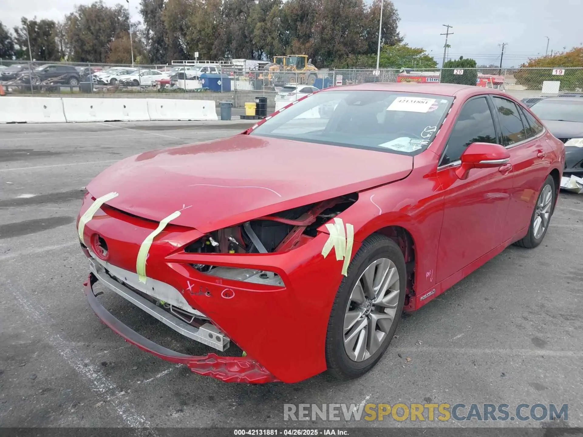 2 Фотография поврежденного автомобиля JTDAAAAA4MA001098 TOYOTA MIRAI 2021