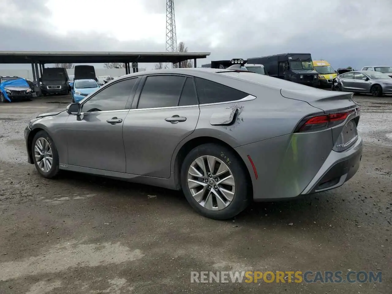 2 Фотография поврежденного автомобиля JTDAAAAA4MA001425 TOYOTA MIRAI 2021