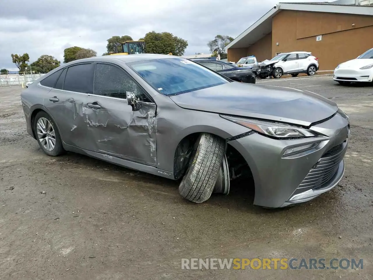4 Фотография поврежденного автомобиля JTDAAAAA4MA001425 TOYOTA MIRAI 2021