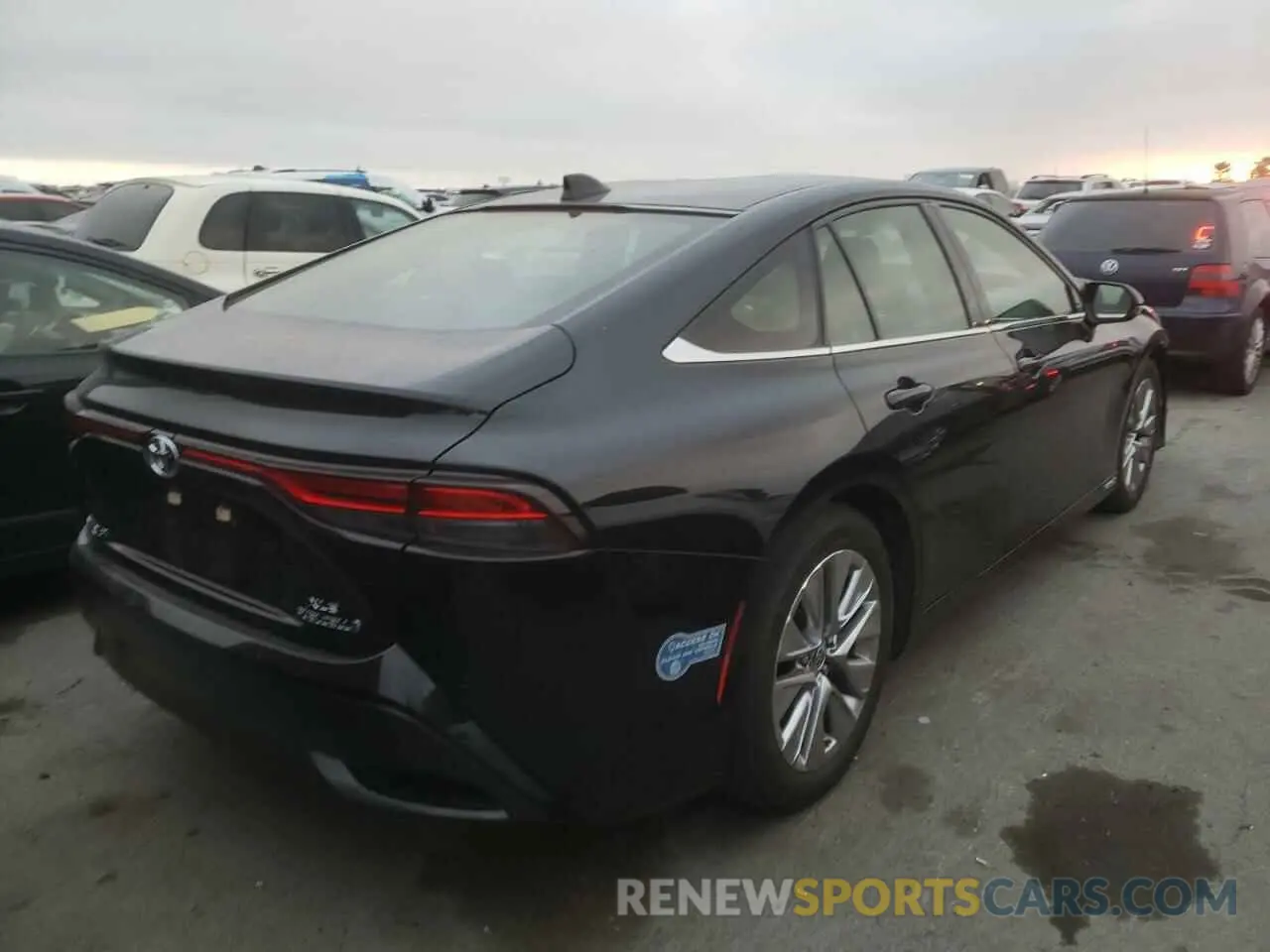 4 Фотография поврежденного автомобиля JTDAAAAA7MA000382 TOYOTA MIRAI 2021