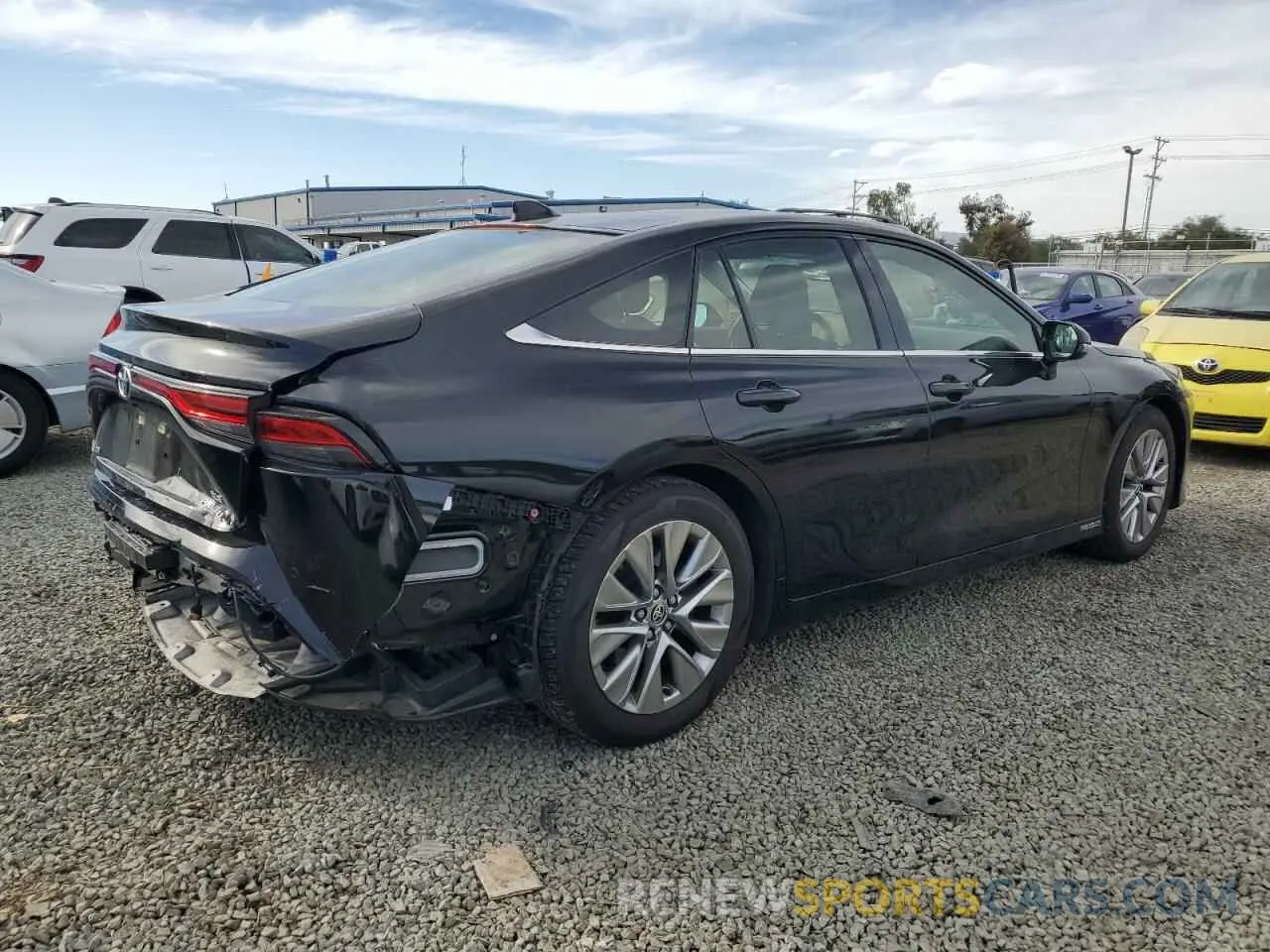 3 Photograph of a damaged car JTDAAAAA9MA003624 TOYOTA MIRAI 2021