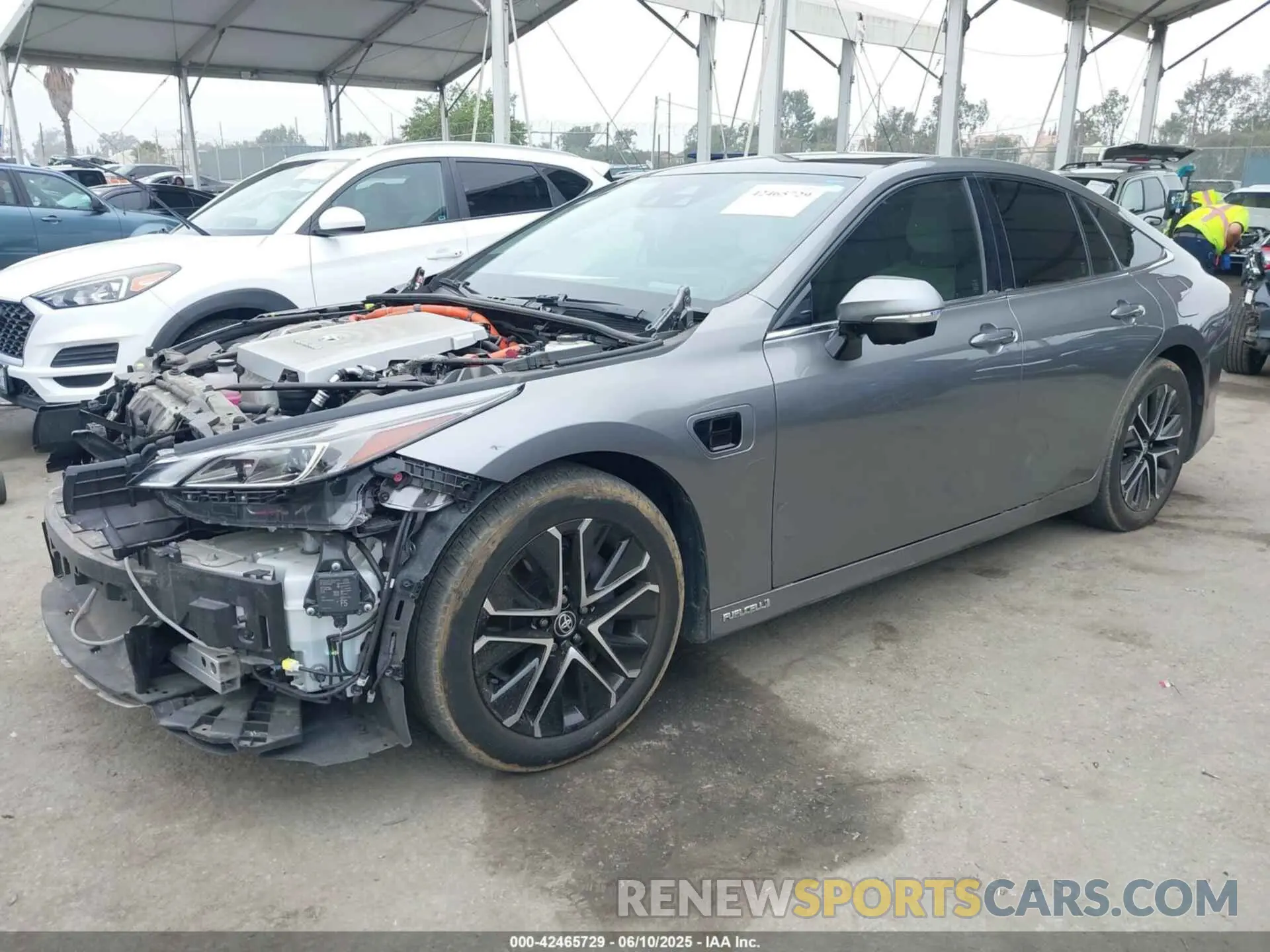 2 Фотография поврежденного автомобиля JTDAAAAA5NA005467 TOYOTA MIRAI 2022
