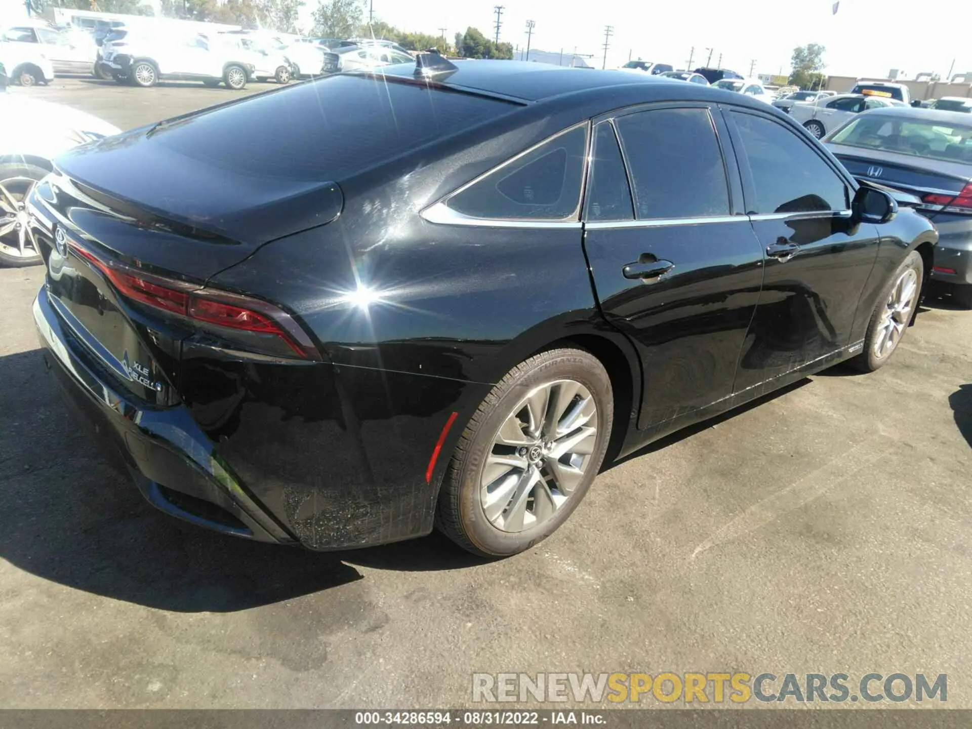 4 Фотография поврежденного автомобиля JTDAAAAA9NA005083 TOYOTA MIRAI 2022