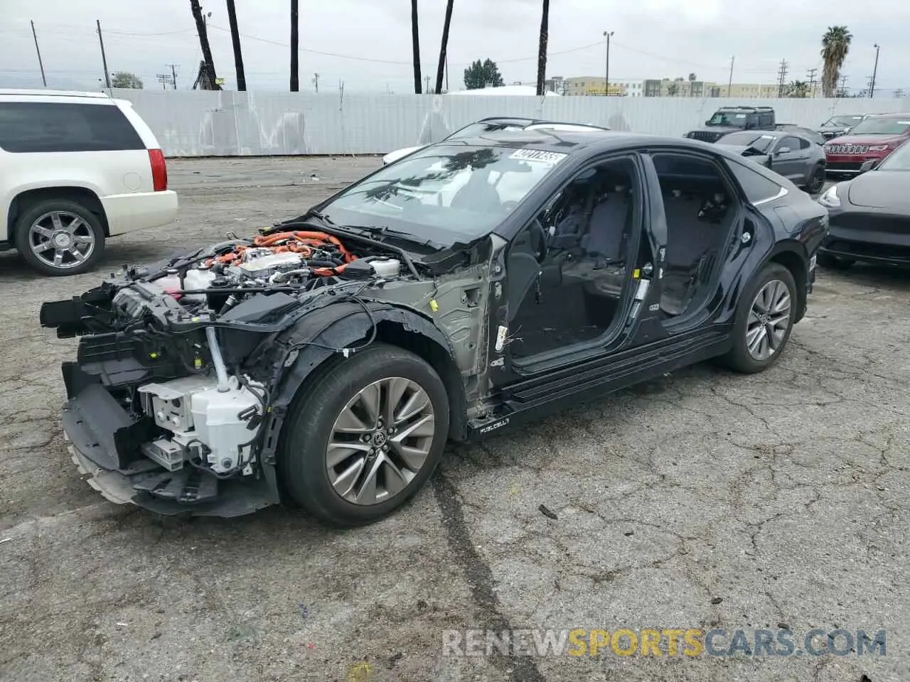 1 Фотография поврежденного автомобиля JTDAAAAA1PA008689 TOYOTA MIRAI 2023
