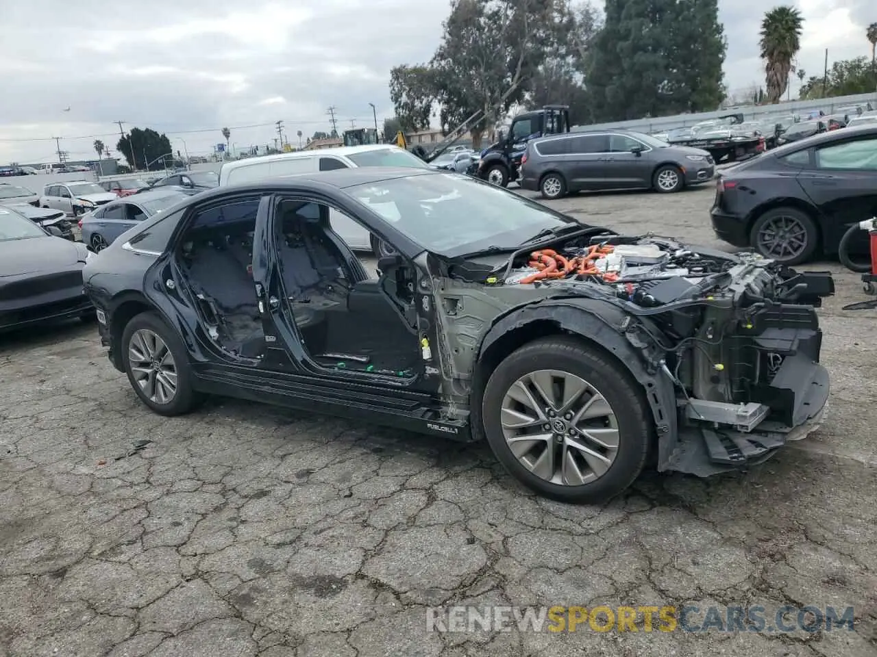 4 Фотография поврежденного автомобиля JTDAAAAA1PA008689 TOYOTA MIRAI 2023
