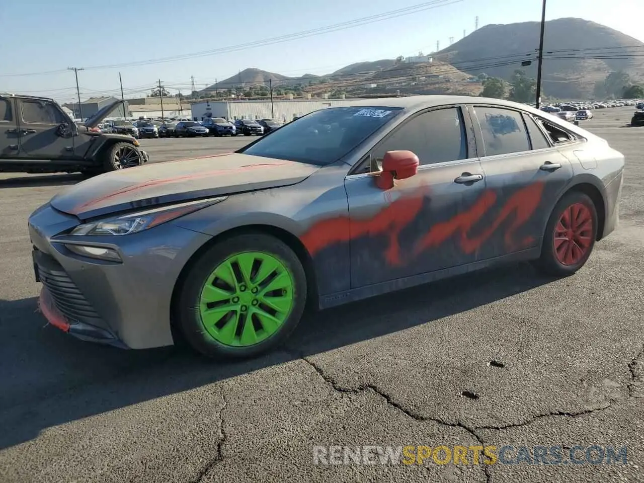 1 Photograph of a damaged car JTDAAAAA4PA009397 TOYOTA MIRAI 2023