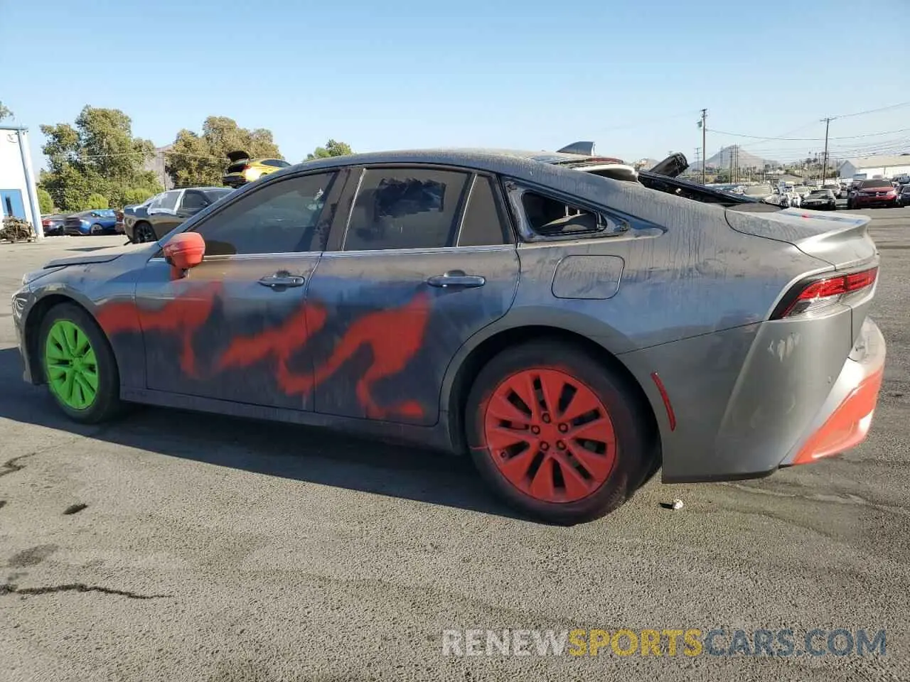 2 Photograph of a damaged car JTDAAAAA4PA009397 TOYOTA MIRAI 2023