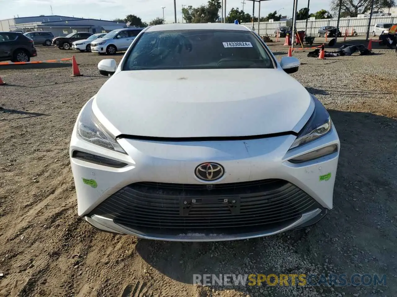 5 Фотография поврежденного автомобиля JTDAAAAA8PA007846 TOYOTA MIRAI 2023
